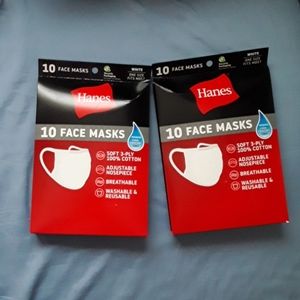 Hanes White Masks